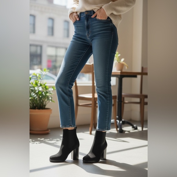 Coach Odelle Black Oiled Suede Bootie Size 9 - Picture 2 of 10